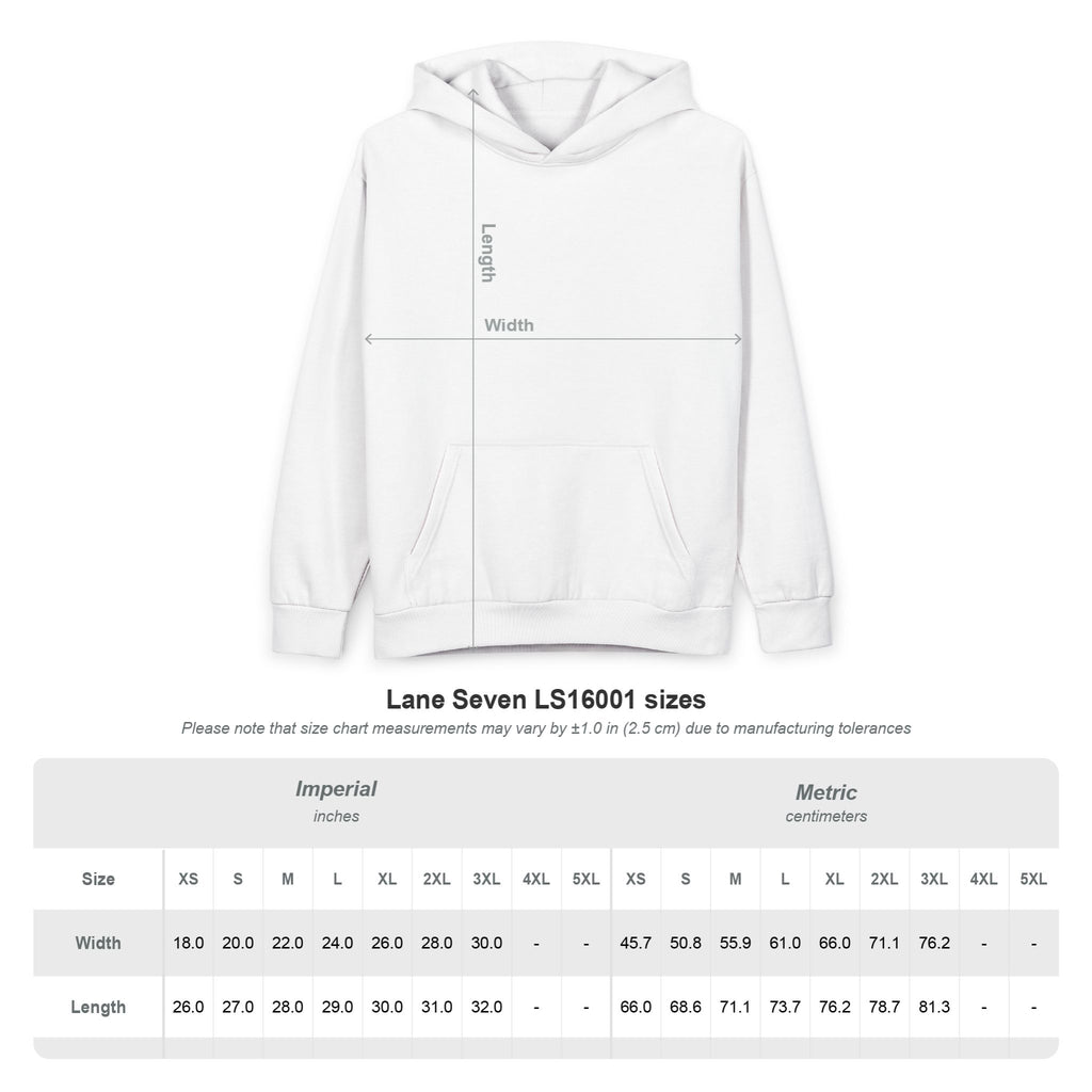 Ninety Minute Women’s Urban Pullover Hoodie (Black/White, Chest Icon)