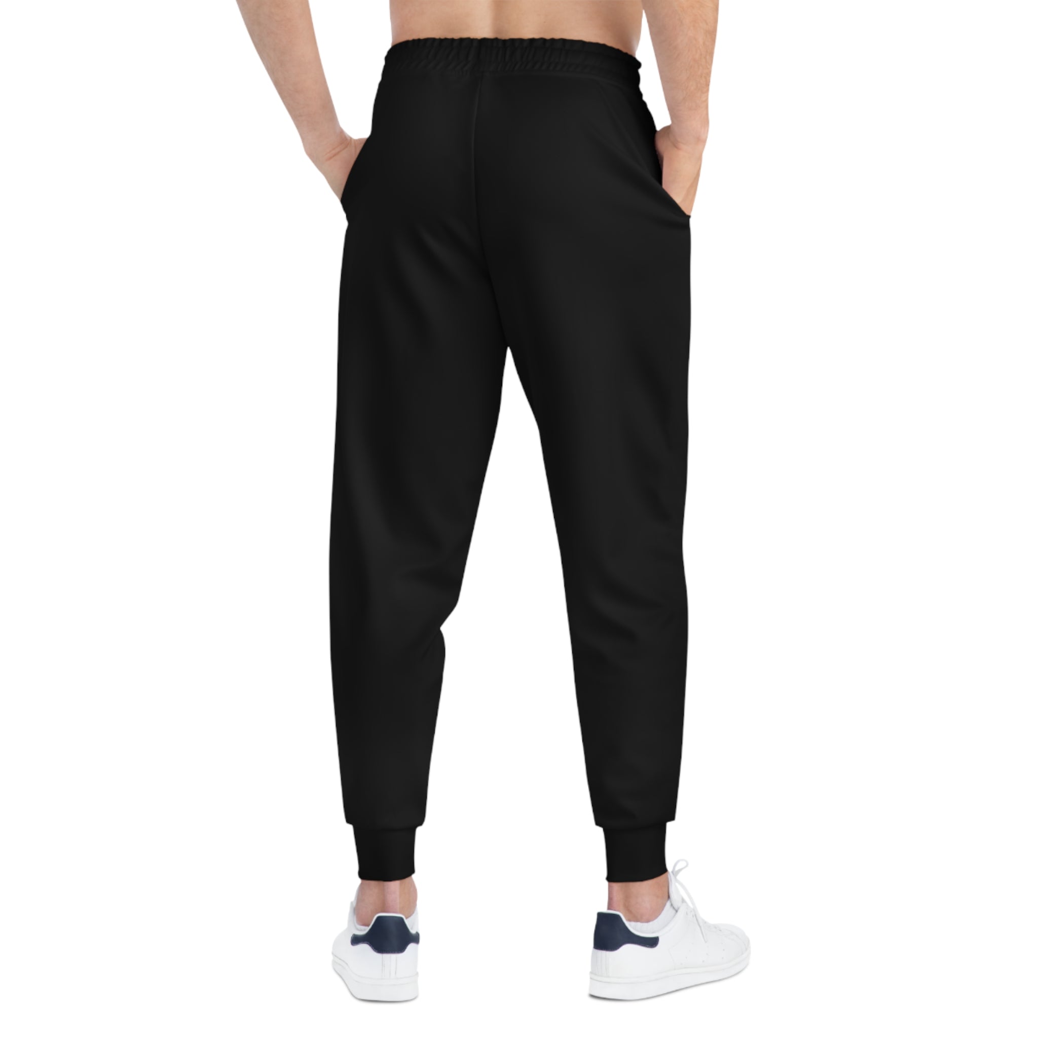 Ninety Minute — Full Shield Badge Athletic Joggers | Black