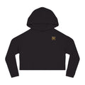Ninety Minute Women’s Cropped Hooded Sweatshirt (Black/White)
