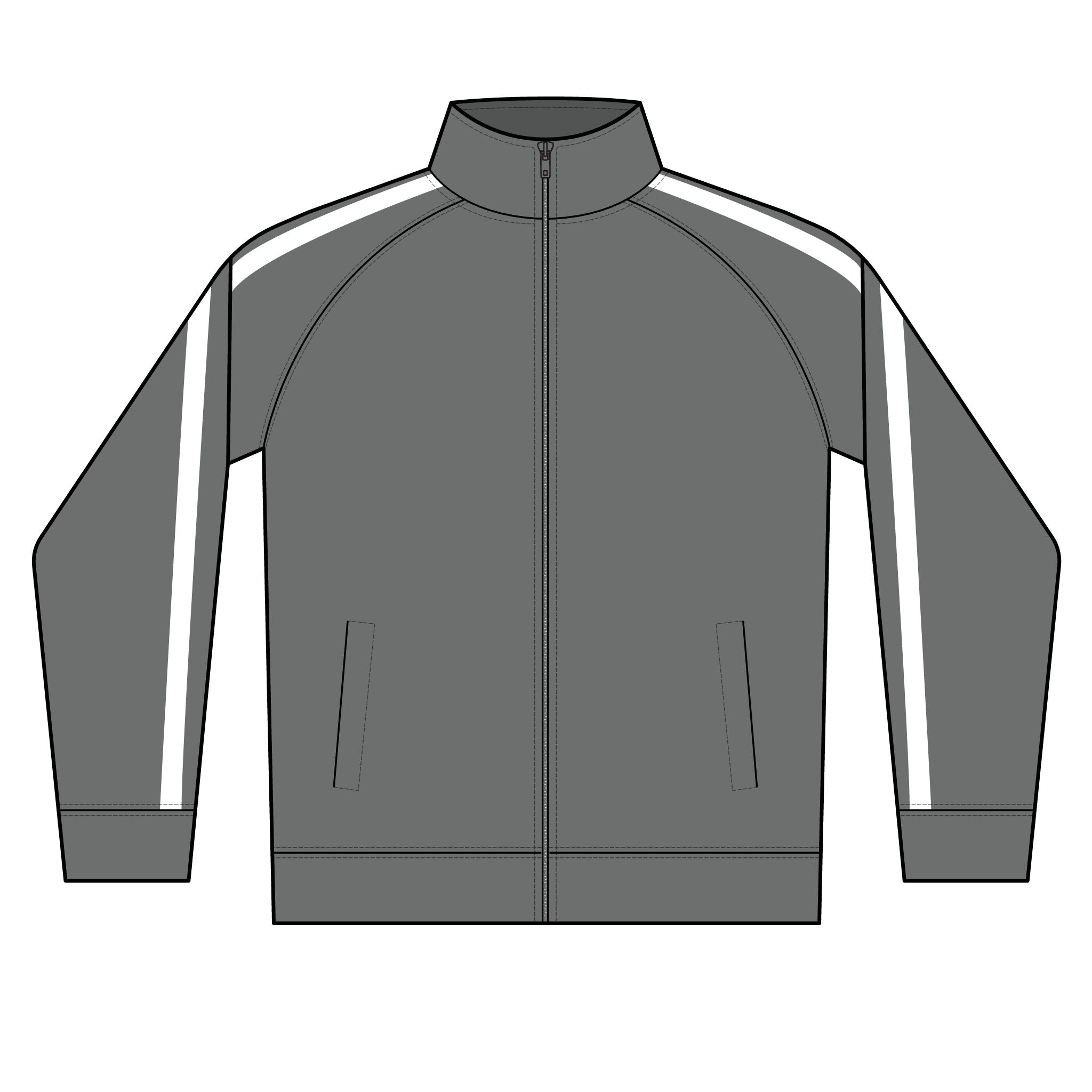 Ninety Minute Men's Lightweight Poly-Tech Full-Zip Track Jacket