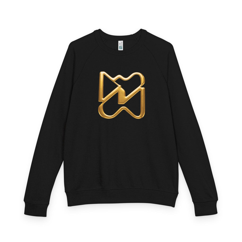 Ninety Minute French Terry Raglan Crewneck – Women’s Large Emblem (Black)
