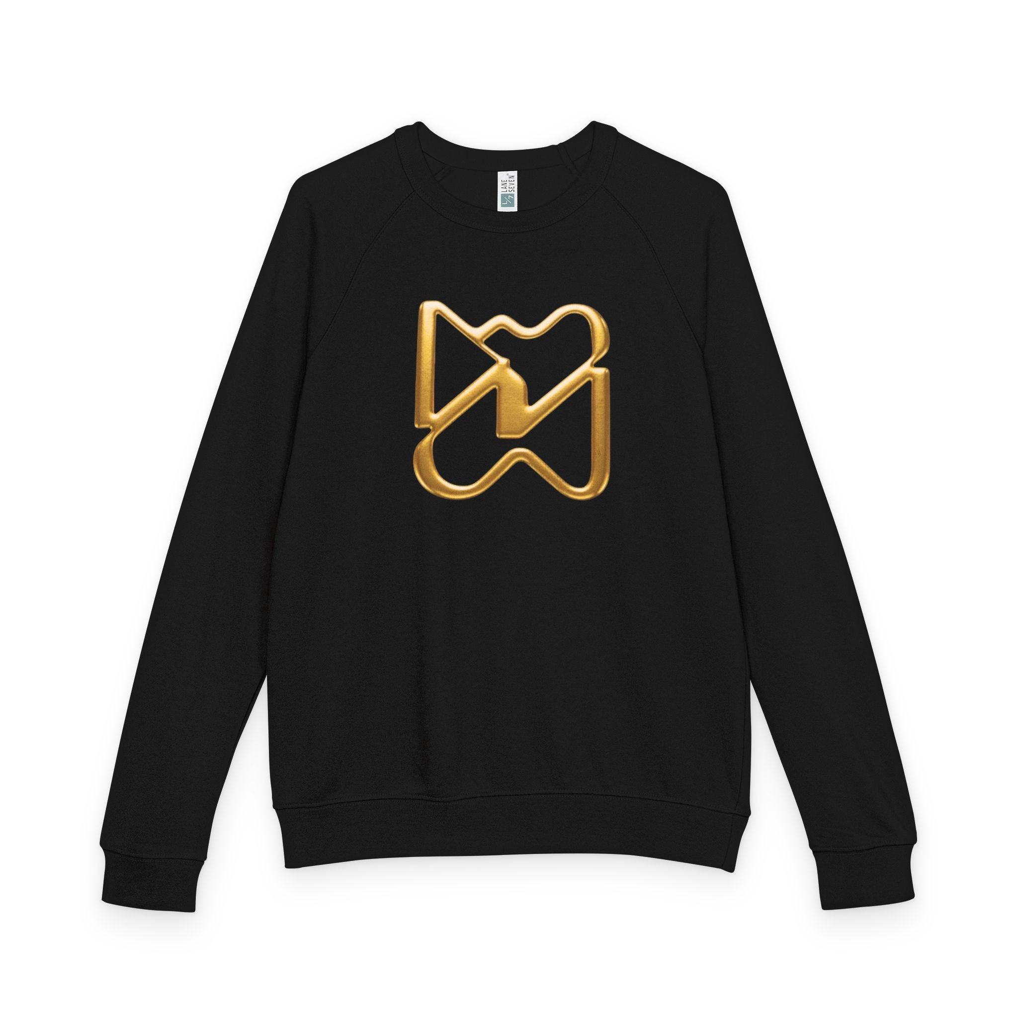 Ninety Minute French Terry Raglan Crewneck – Women’s Small Emblem (Black)