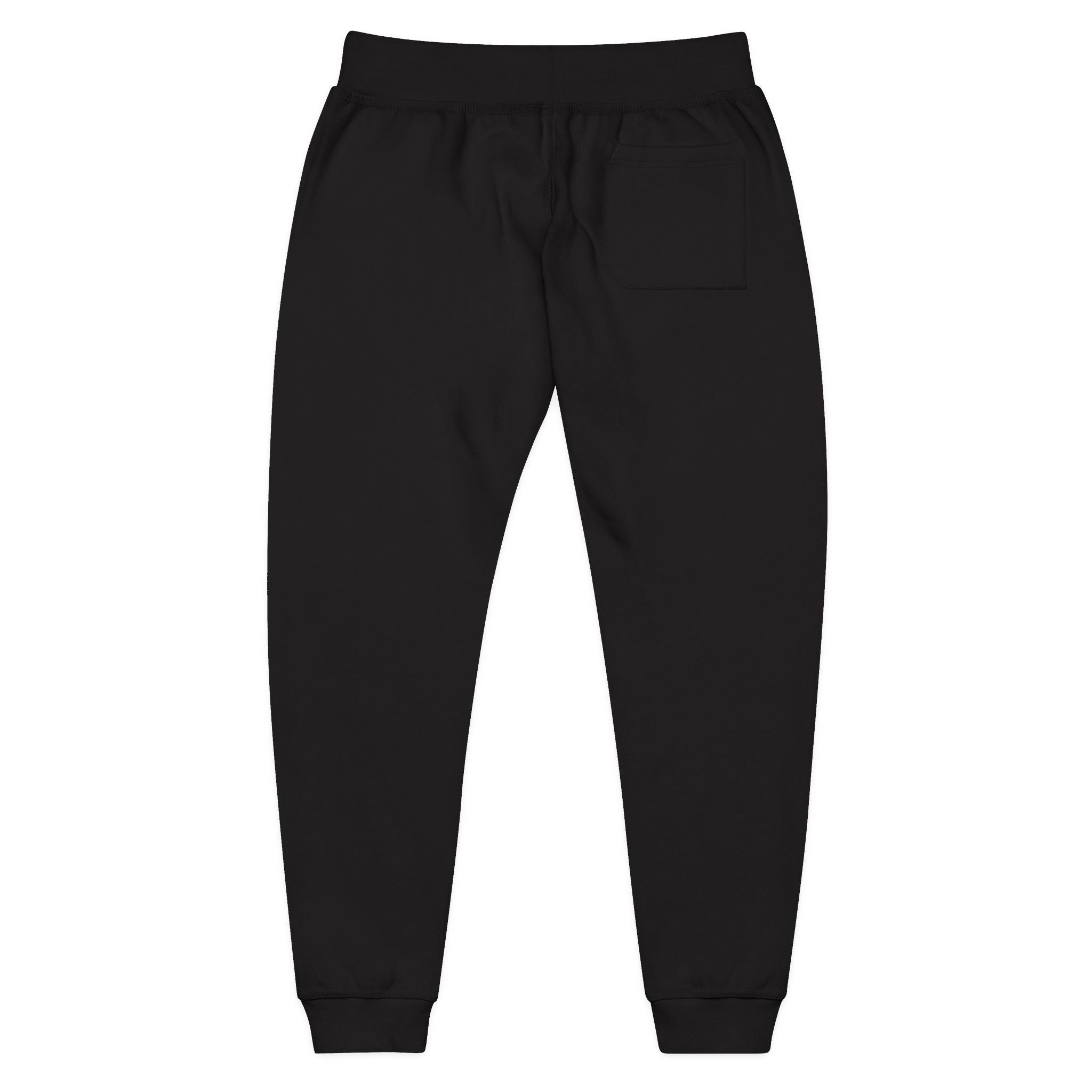 Ninety Minute Men’s Embroidered Fleece Sweatpants (Black/White)