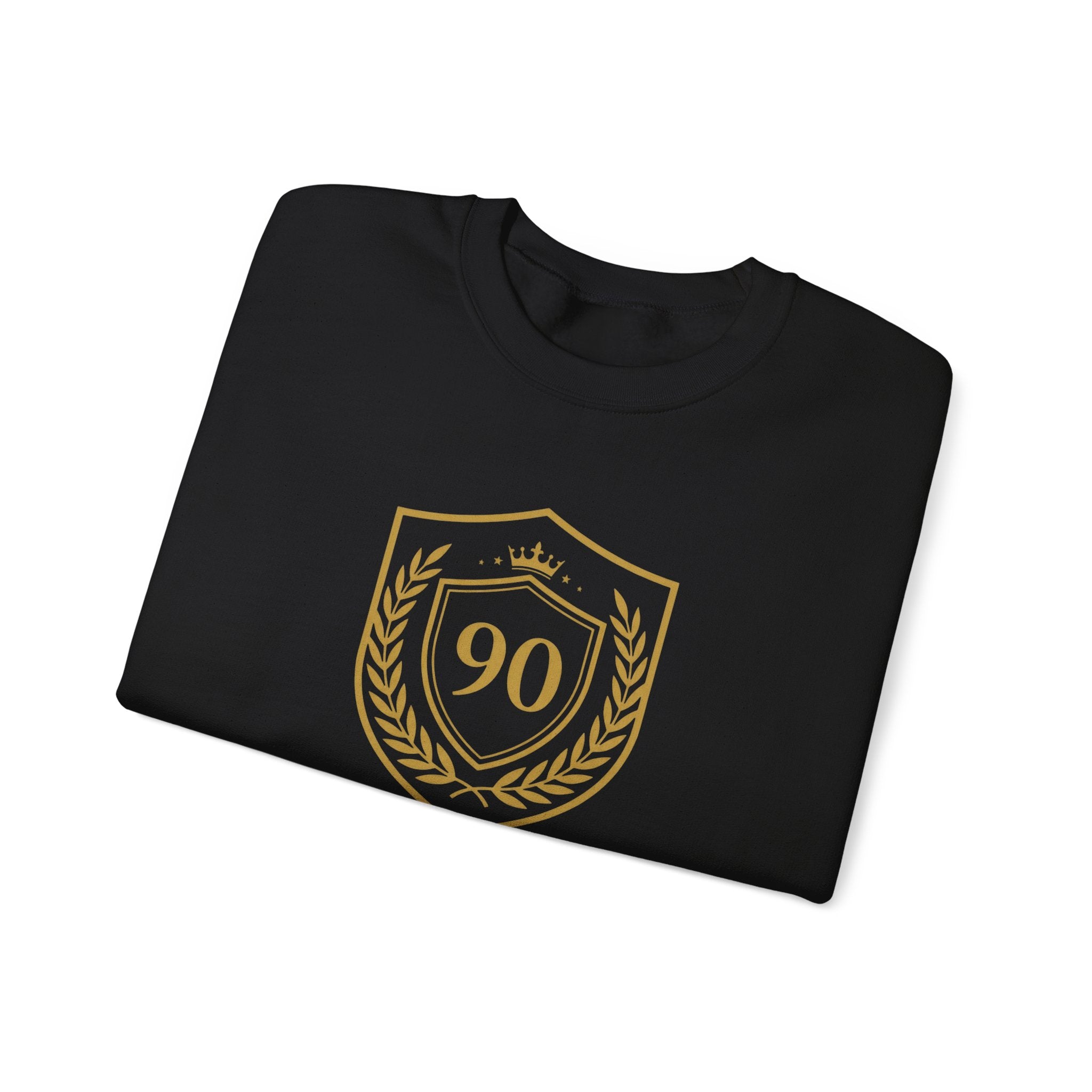 Ninety Minute — Gold Shield Crewneck Sweatshirt | Full Time Fans