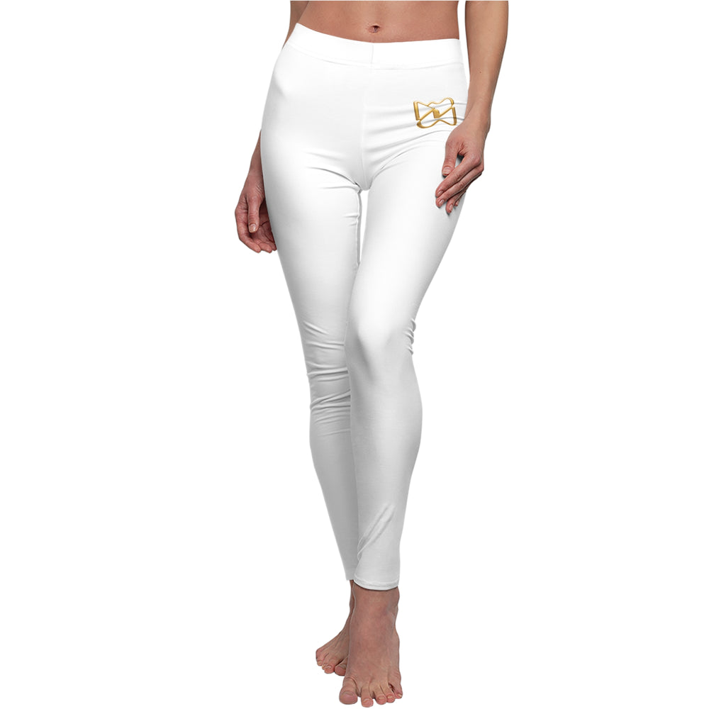 Ninety Minute Essential Leggings – Women’s High-Waist Skinny Fit (White)