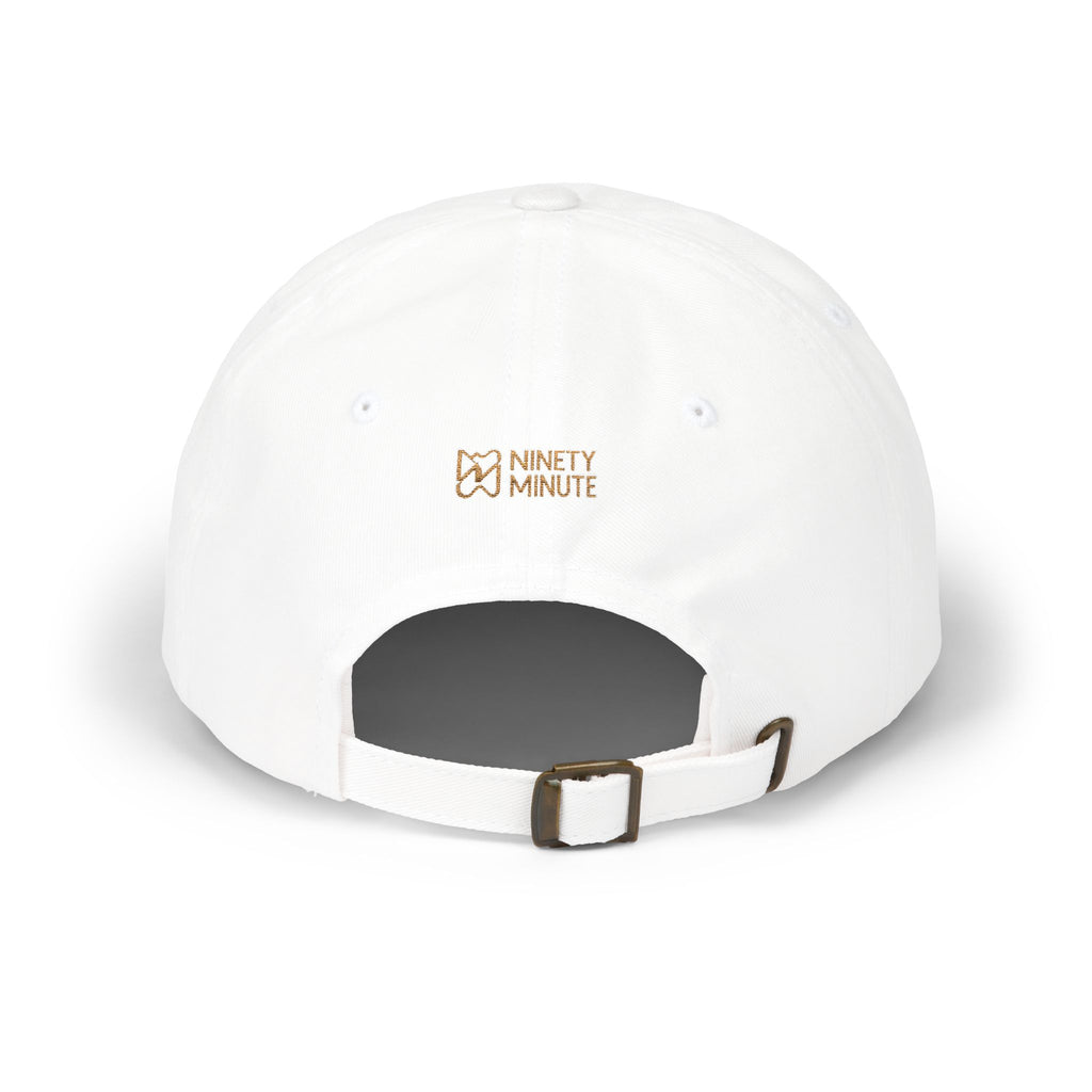 Ninety Minute Classic Dad Cap (Black/White)