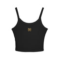 Ninety Minute Women’s Spaghetti Strap Tank Top (Black/White, Small Icon)
