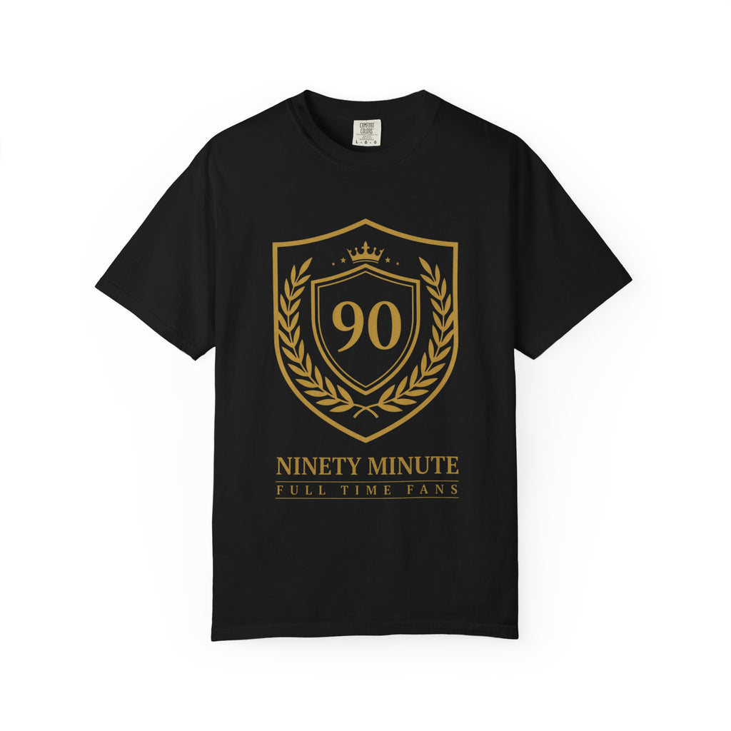 Ninety Minute Crest T-Shirt | Soccer Fan 90 Minutes Full Time Fans