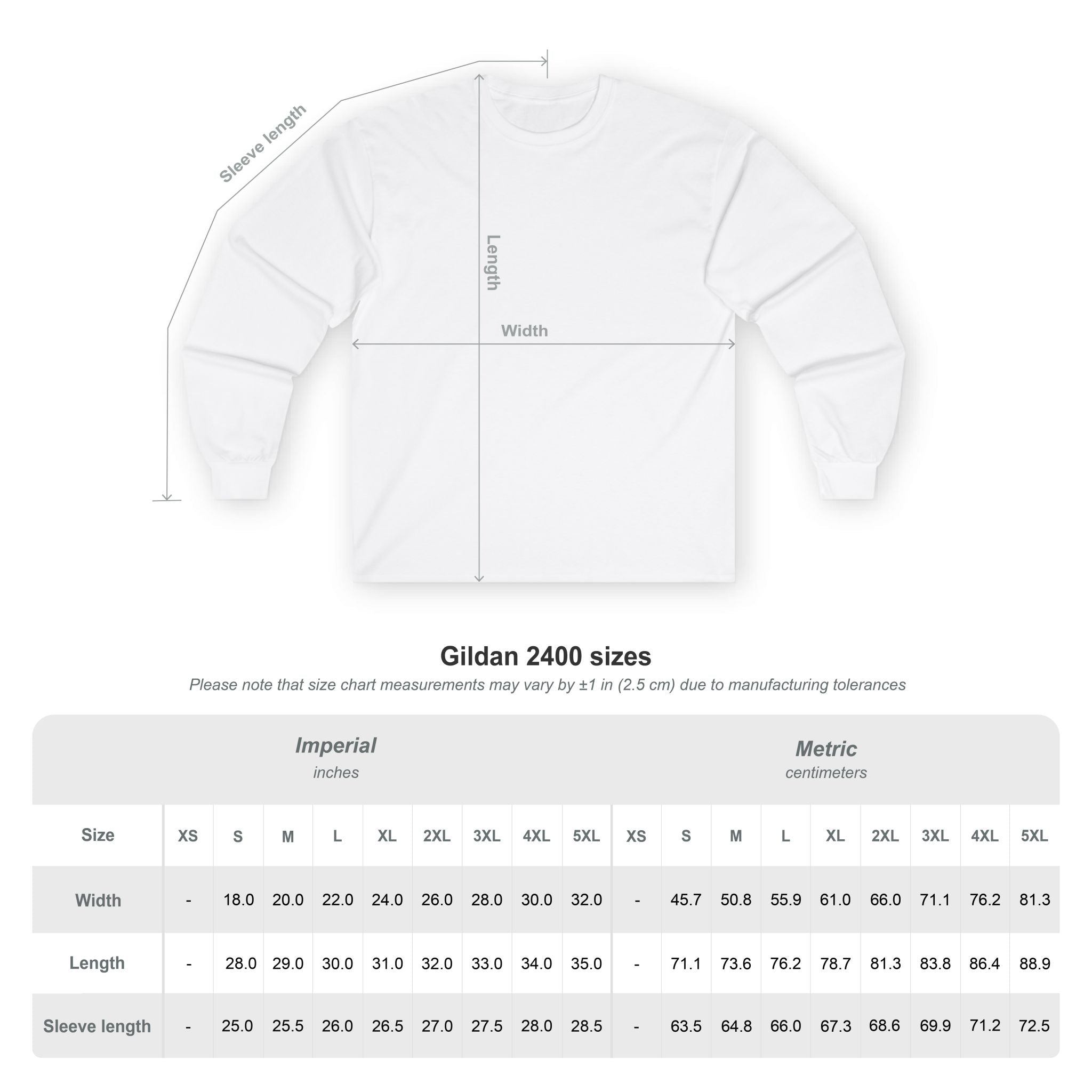 Ninety Minute Men’s Ultra Cotton Long Sleeve Tee (Black/White)