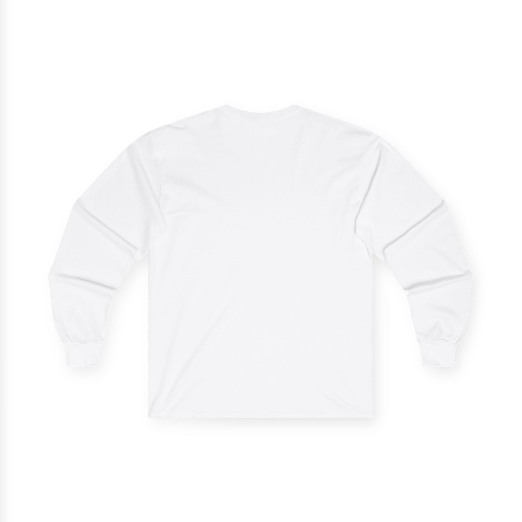 Ninety Minute Women’s Ultra Cotton Long Sleeve Tee (Black/White, Wordmark)