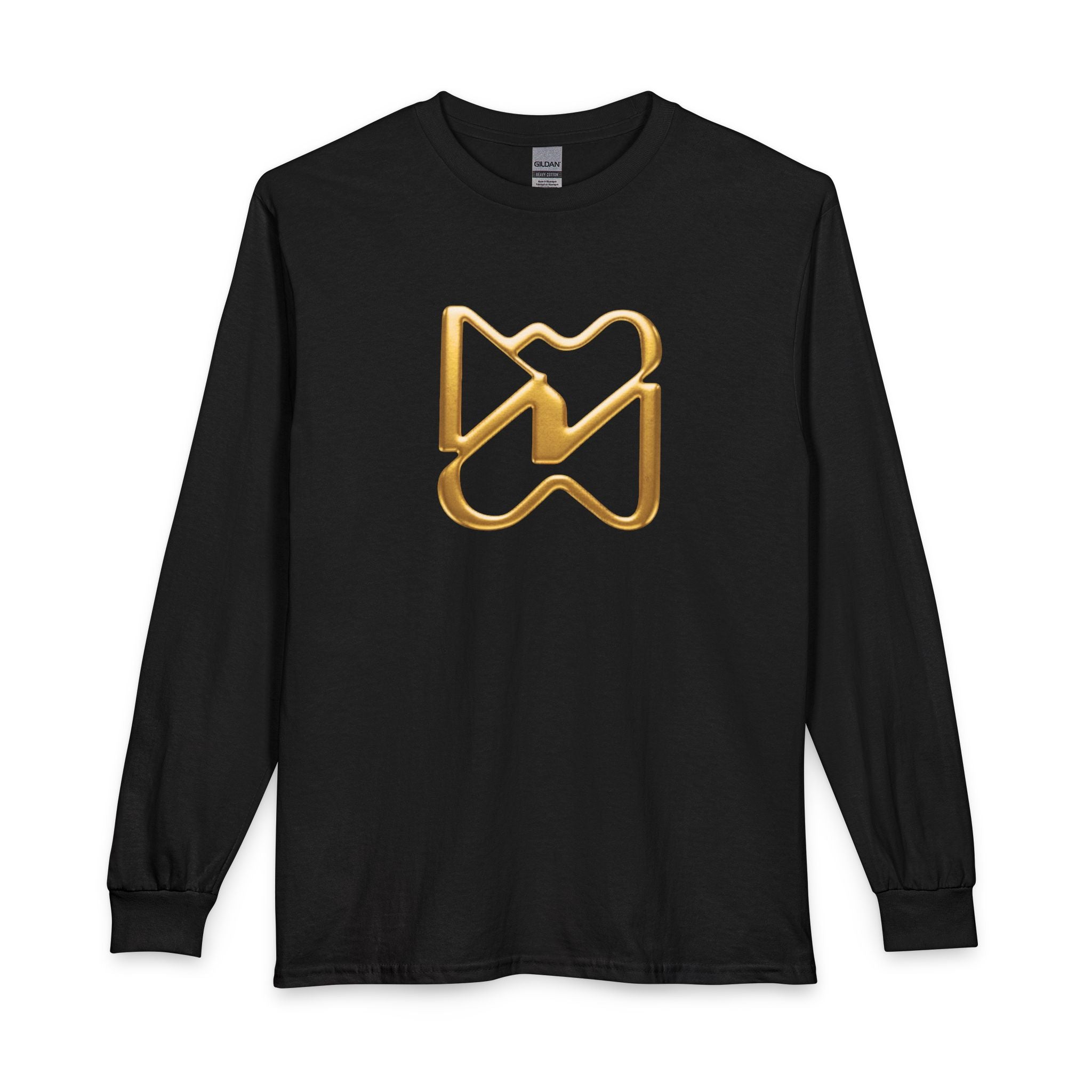 Ninety Minute Women’s Long Sleeve T-Shirt (Black/White, Icon)