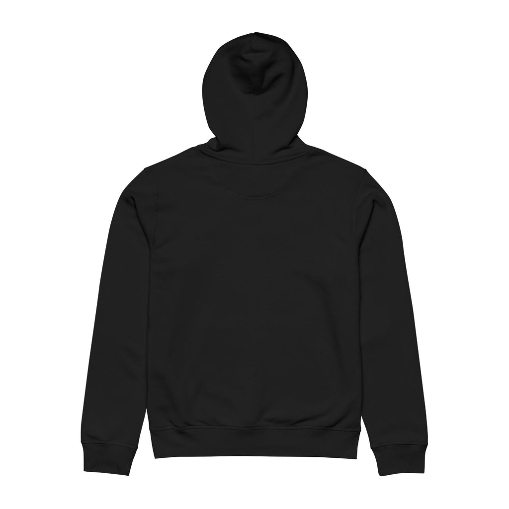 Ninety Minute Men’s Organic Mid-Weight Hoodie (Black/White, Icon)