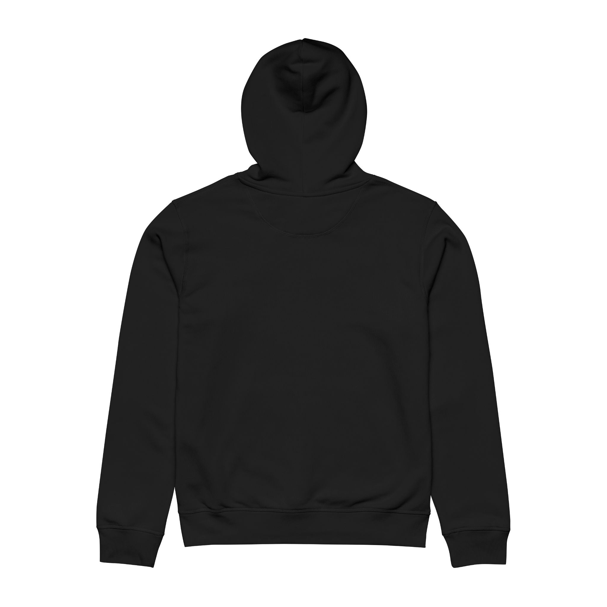 Ninety Minute Men’s Organic Mid-Weight Hoodie (Black/White, Icon)