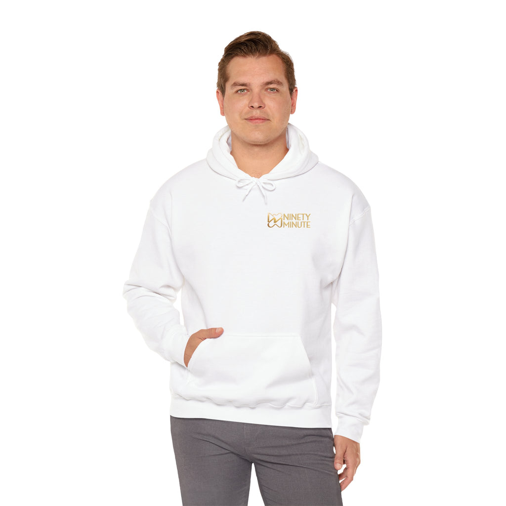 Ninety Minute Heavy Blend™ Pullover Hoodie – Men’s (Black/White)