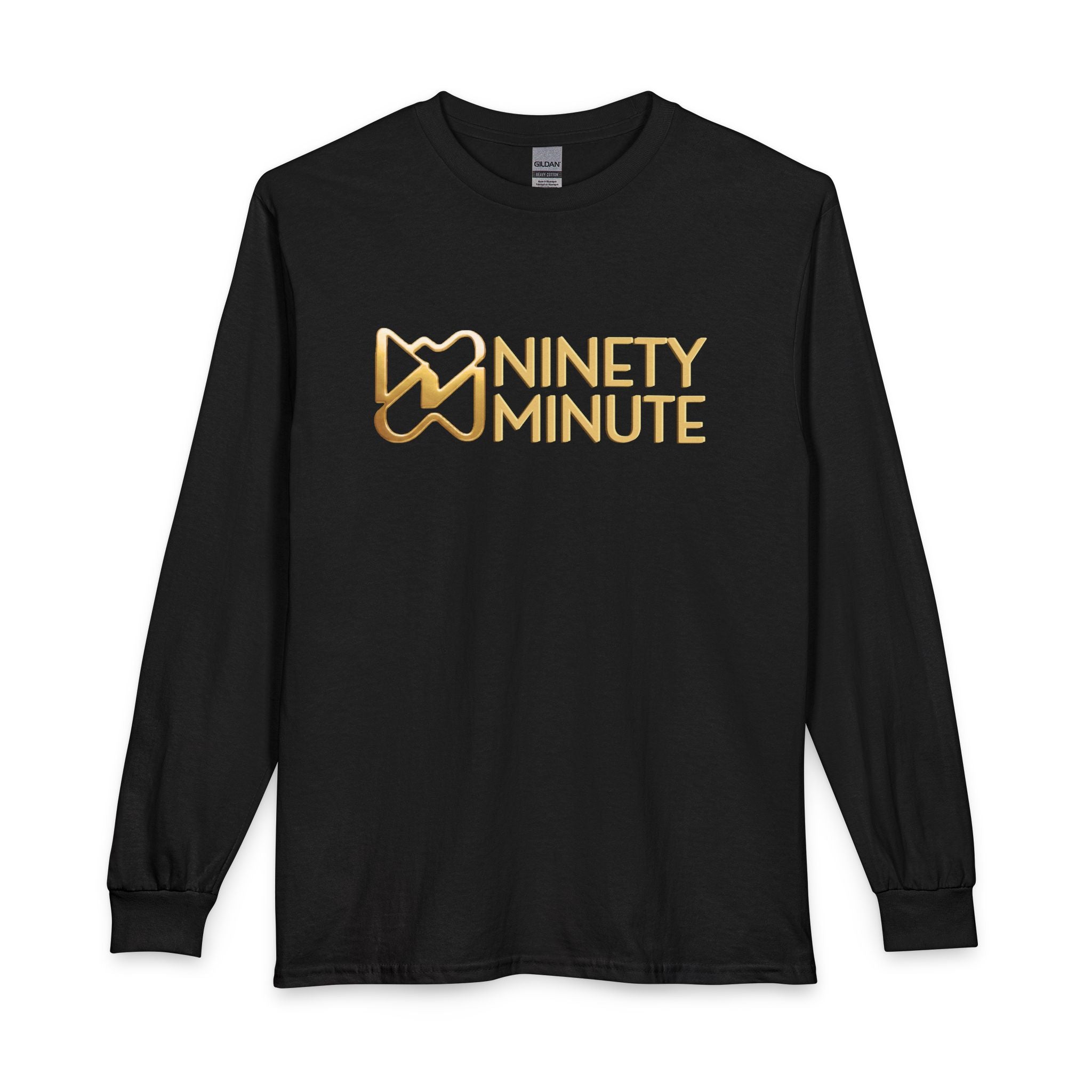 Ninety Minute Men’s Long Sleeve T-Shirt (Black/White)