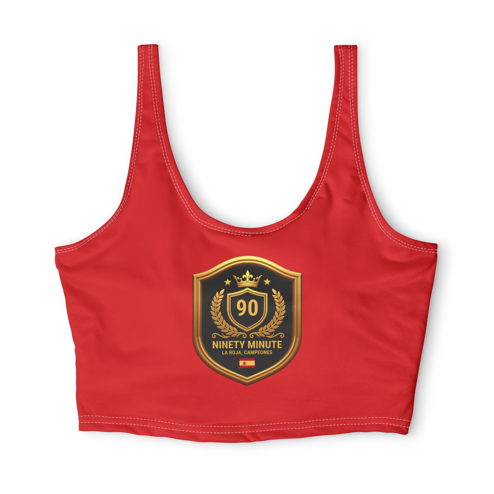 Spain Champions Polyester Sports Bra
