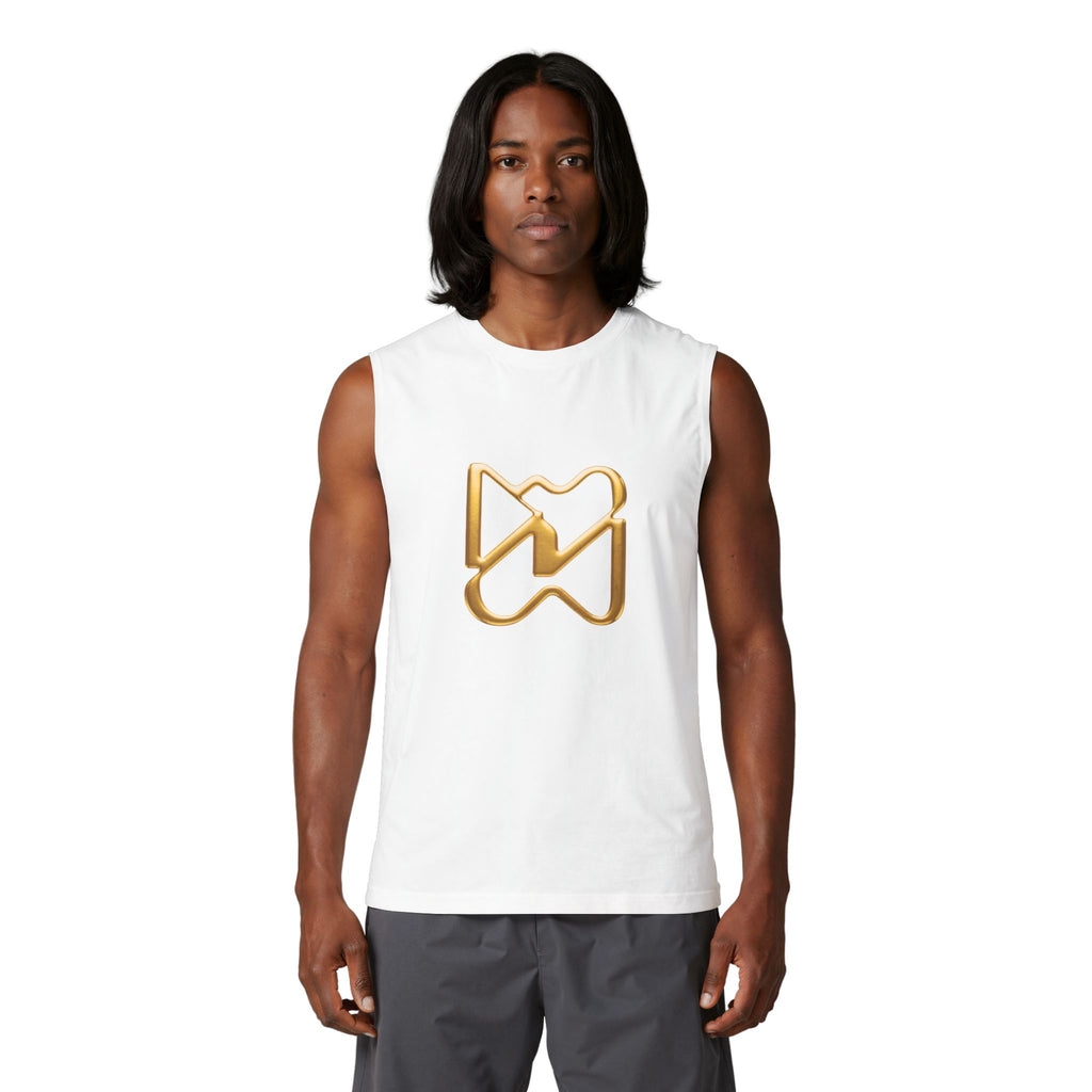 Ninety Minute Men’s Jersey Muscle Tank (Black/White)