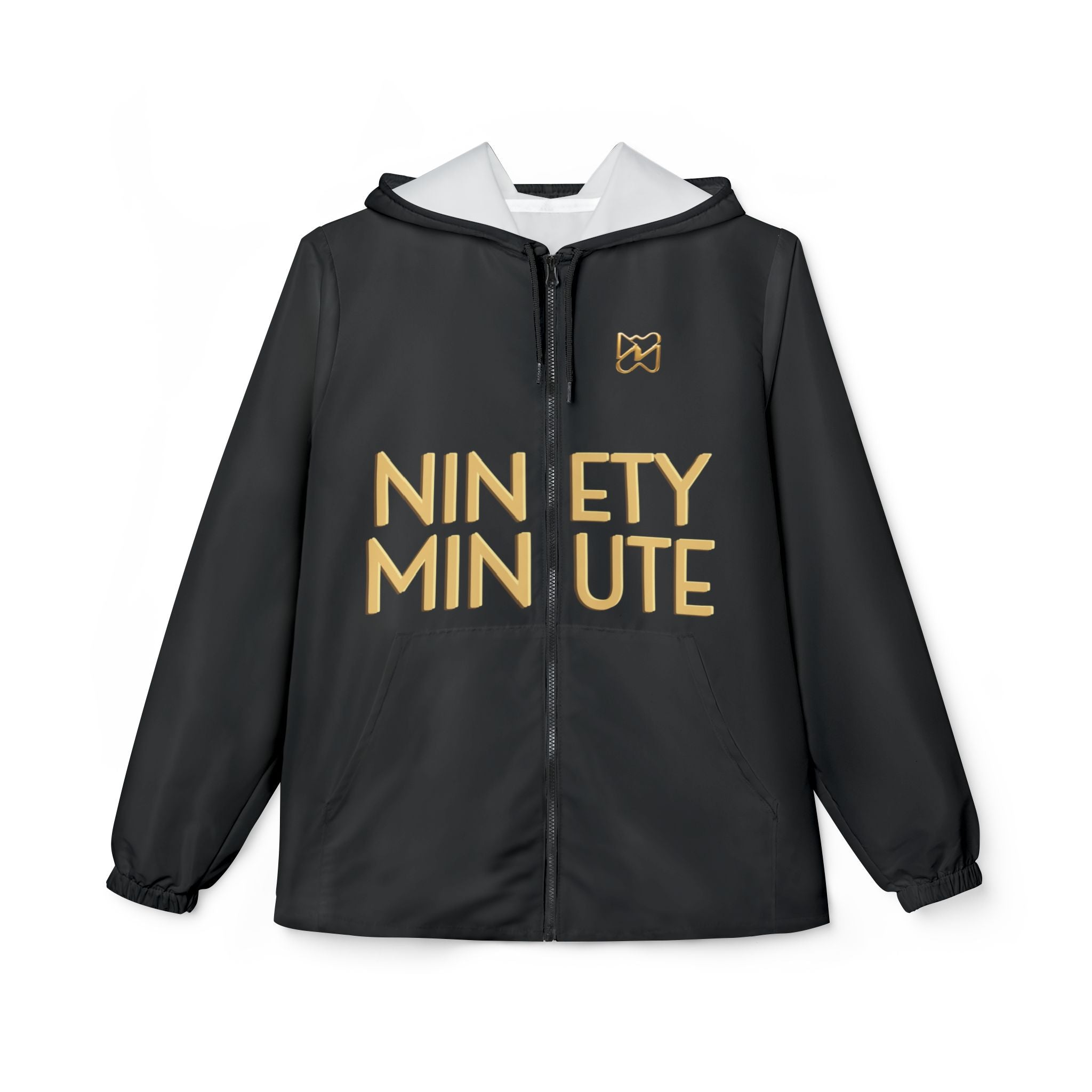Ninety Minute Women’s Windbreaker Jacket (Black)