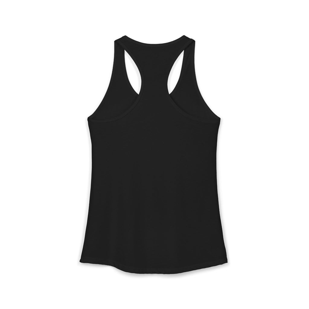 Ninety Minute | Gold Crest Logo Racerback Tank | Women’s Slim Fit Sleeveless Top