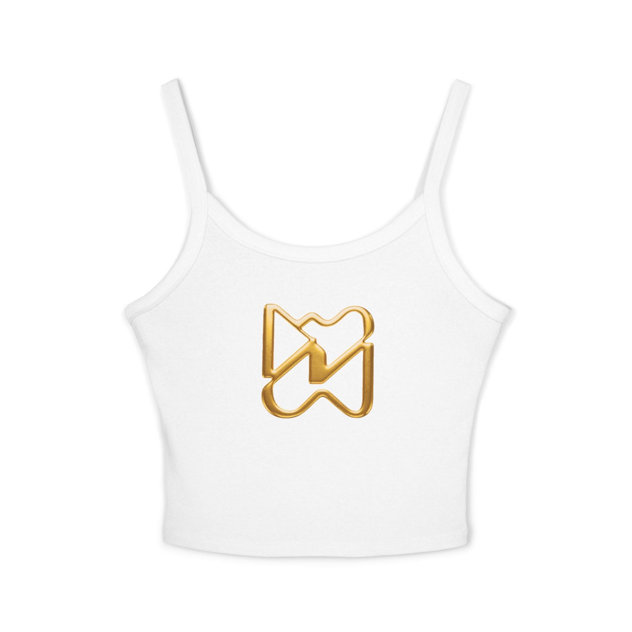 Ninety Minute Women’s Spaghetti Strap Tank Top (Black/White)