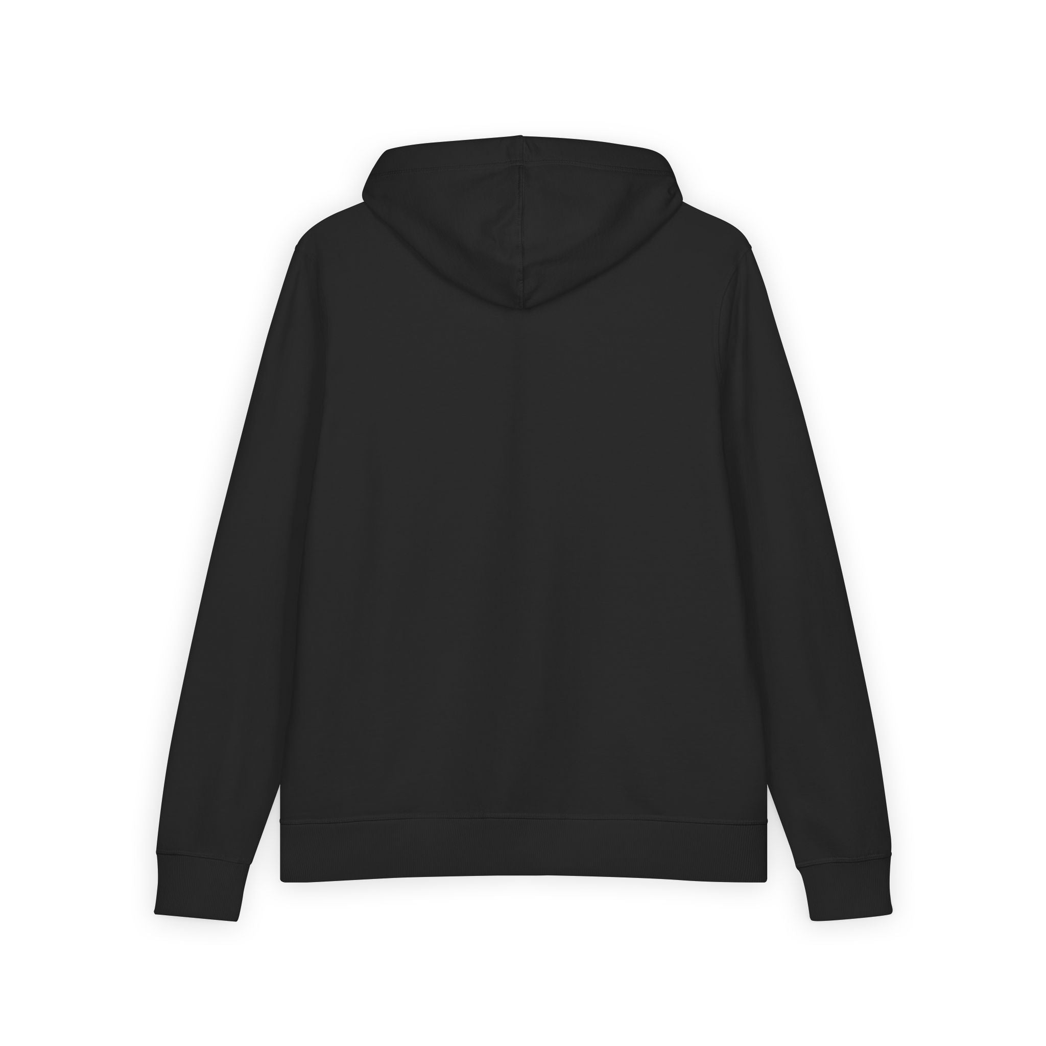 Ninety Minute Men’s Re-Fleece Full-Zip Hoodie (Black/White, Icon)