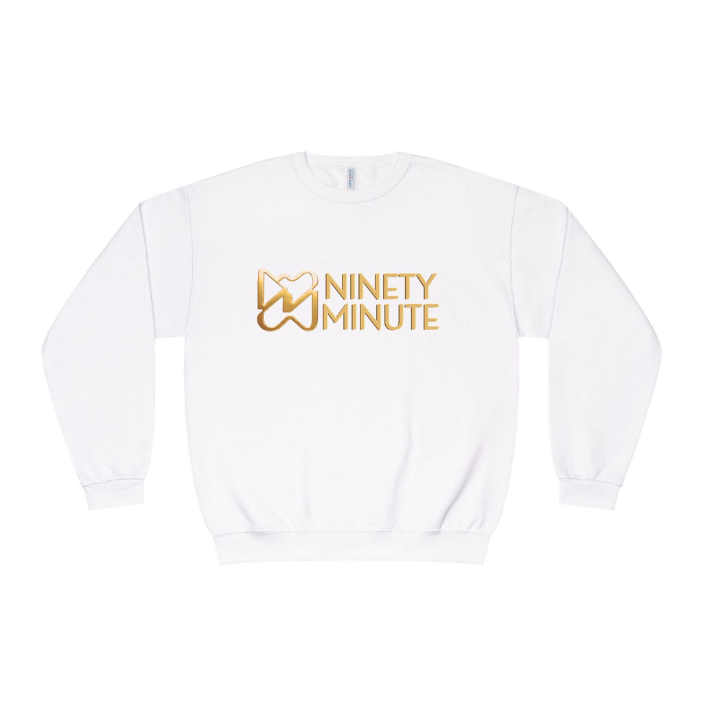 Ninety Minute NuBlend® Crewneck Sweatshirt – Women’s Large Wordmark (Black/White)