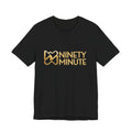 Ninety Minute Jersey Short Sleeve Tee – Women’s Large Wordmark (Black/White)