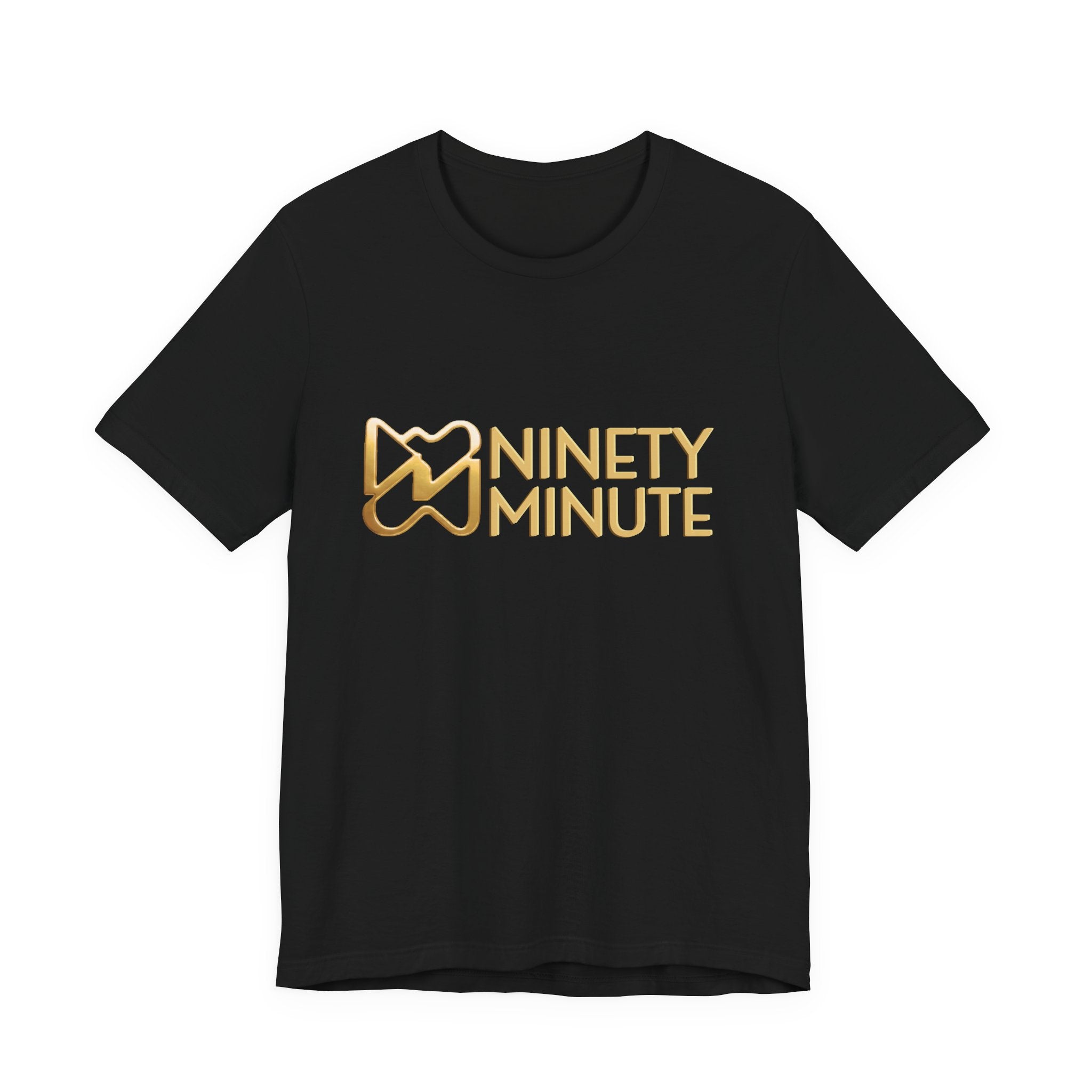 Ninety Minute Jersey Short Sleeve Tee – Women’s Large Wordmark (Black/White)