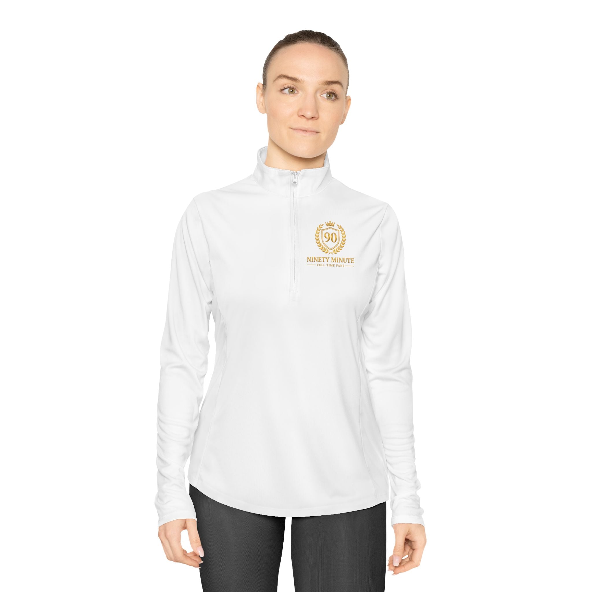 Ninety Minute — Gold Crest Quarter-Zip Pullover | Women’s Athletic Top