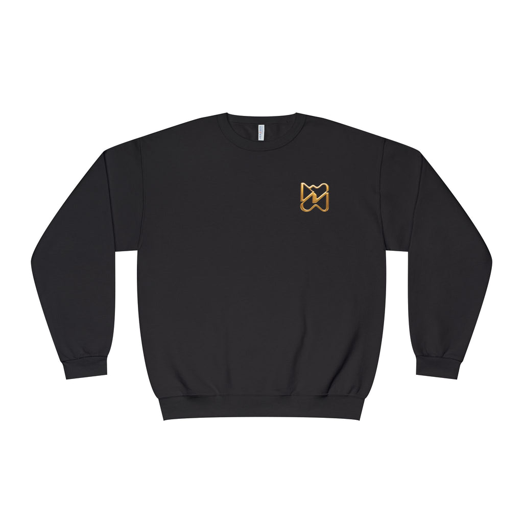 Ninety Minute NuBlend® Crewneck Sweatshirt – Women’s Small Emblem (Black/White)