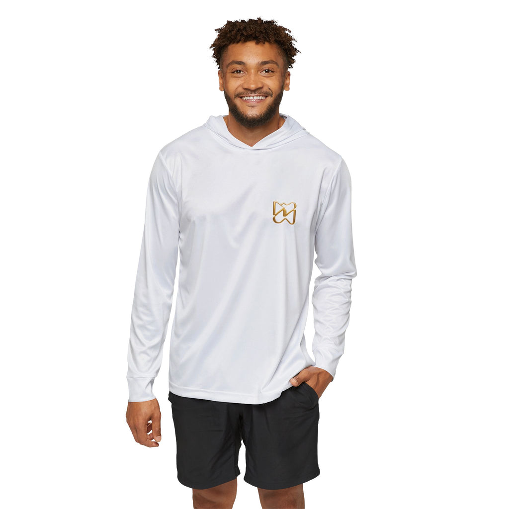 Ninety Minute Men’s Sports Warmup Hoodie (White)