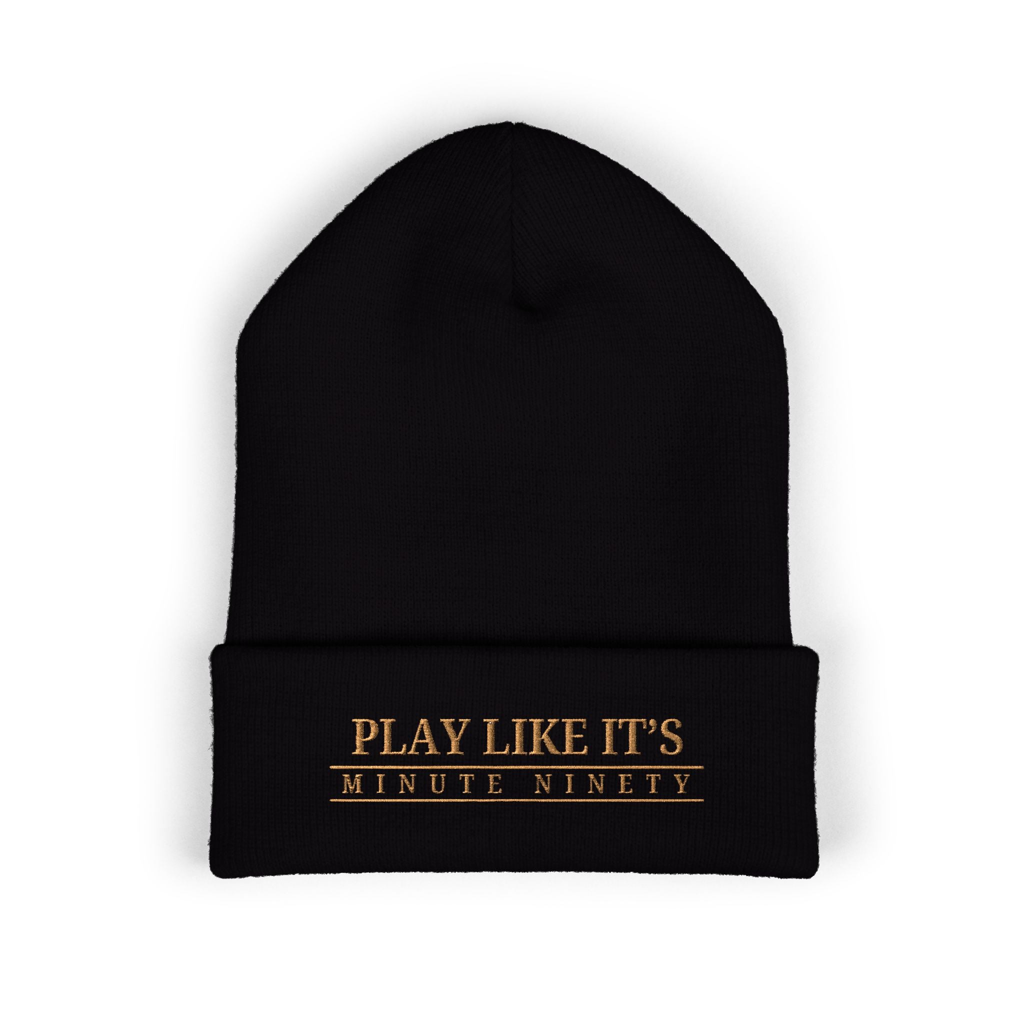 Play Like It’s Minute Ninety Classic Cuffed Beanie (Embroidery)
