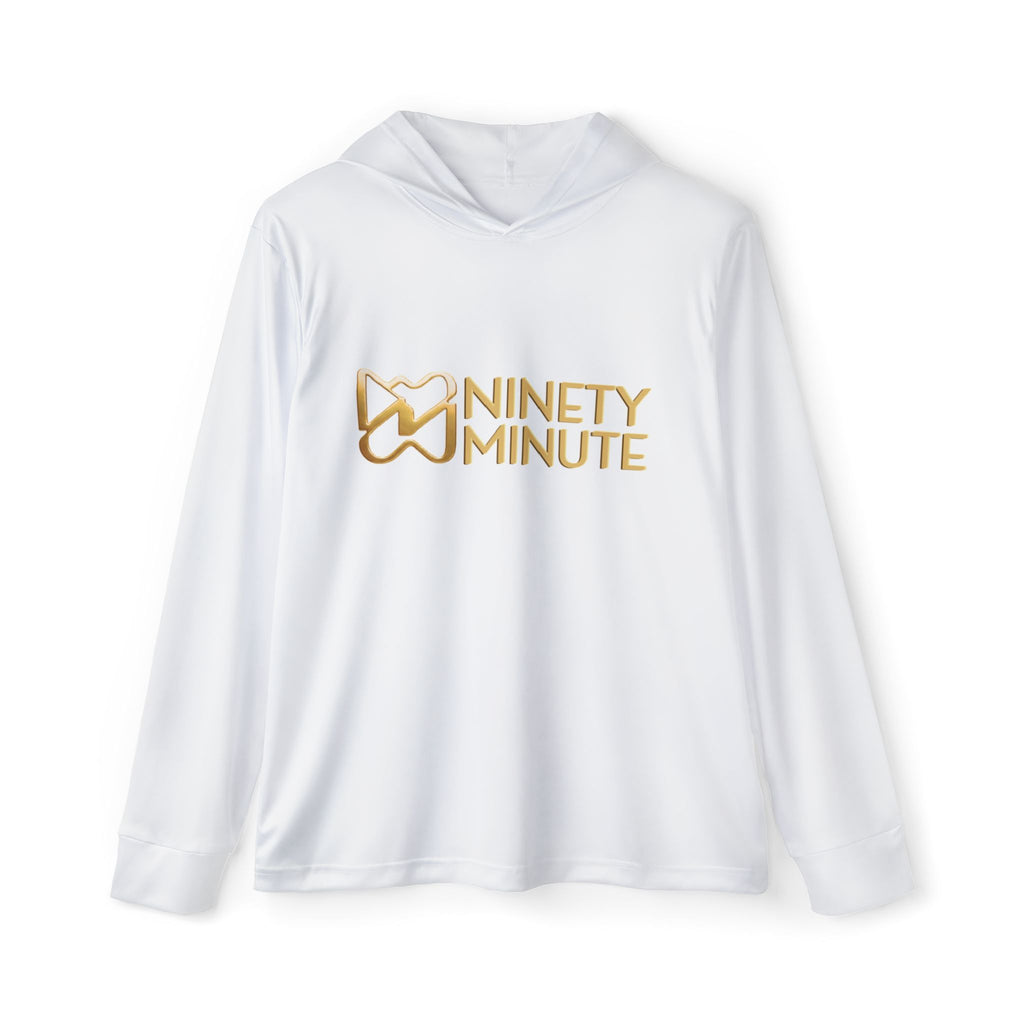 Ninety Minute Men’s Sports Warmup Hoodie (White)