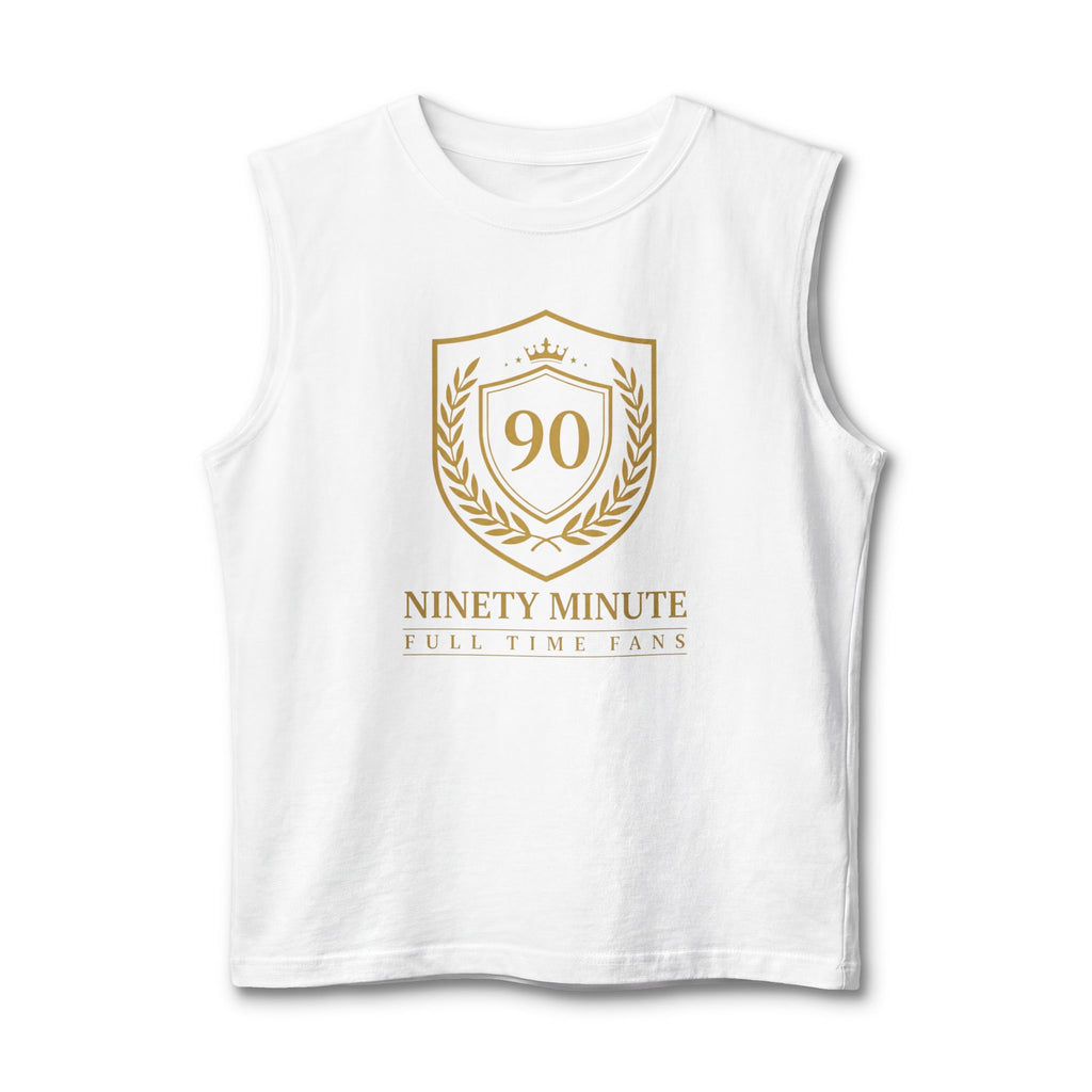 Ninety Minute Crest 90 Muscle Tank | Sports Soccer Training Tee