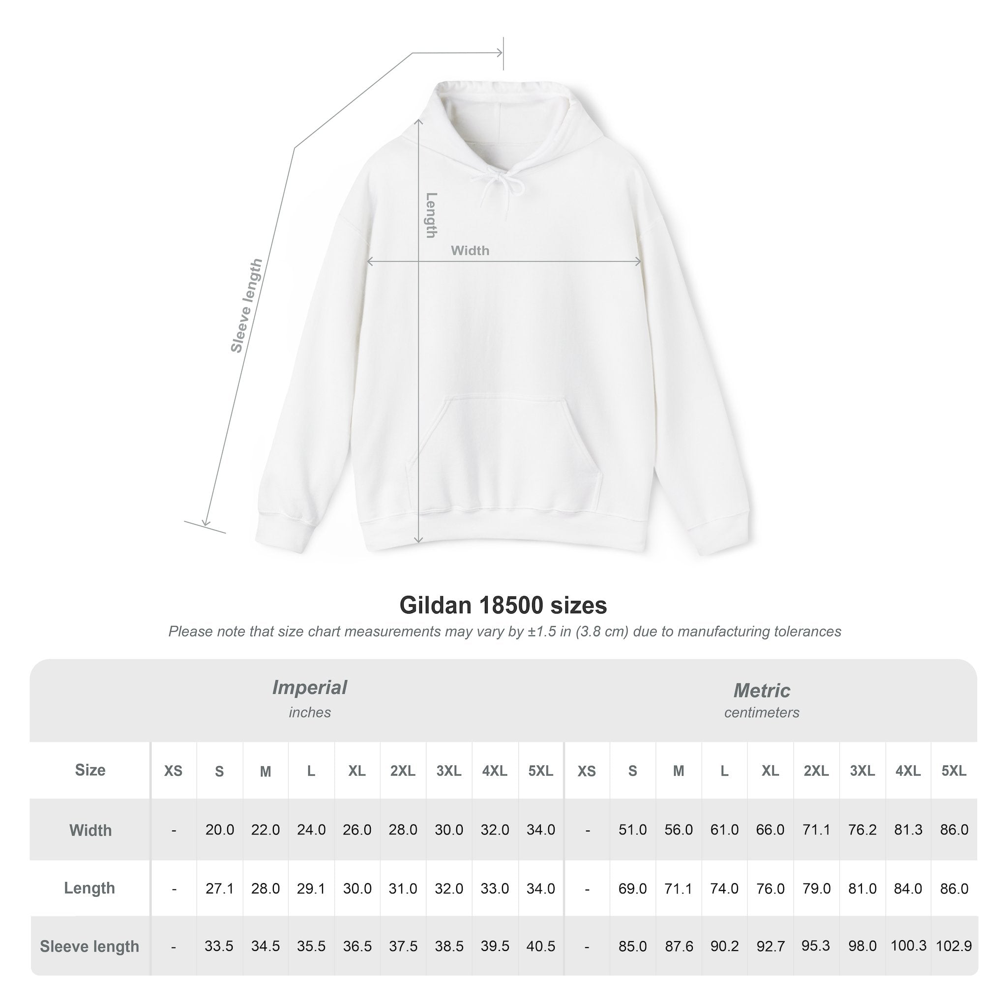 Ninety Minute Heavy Blend™ Pullover Hoodie – Men’s Emblem (Black/White)