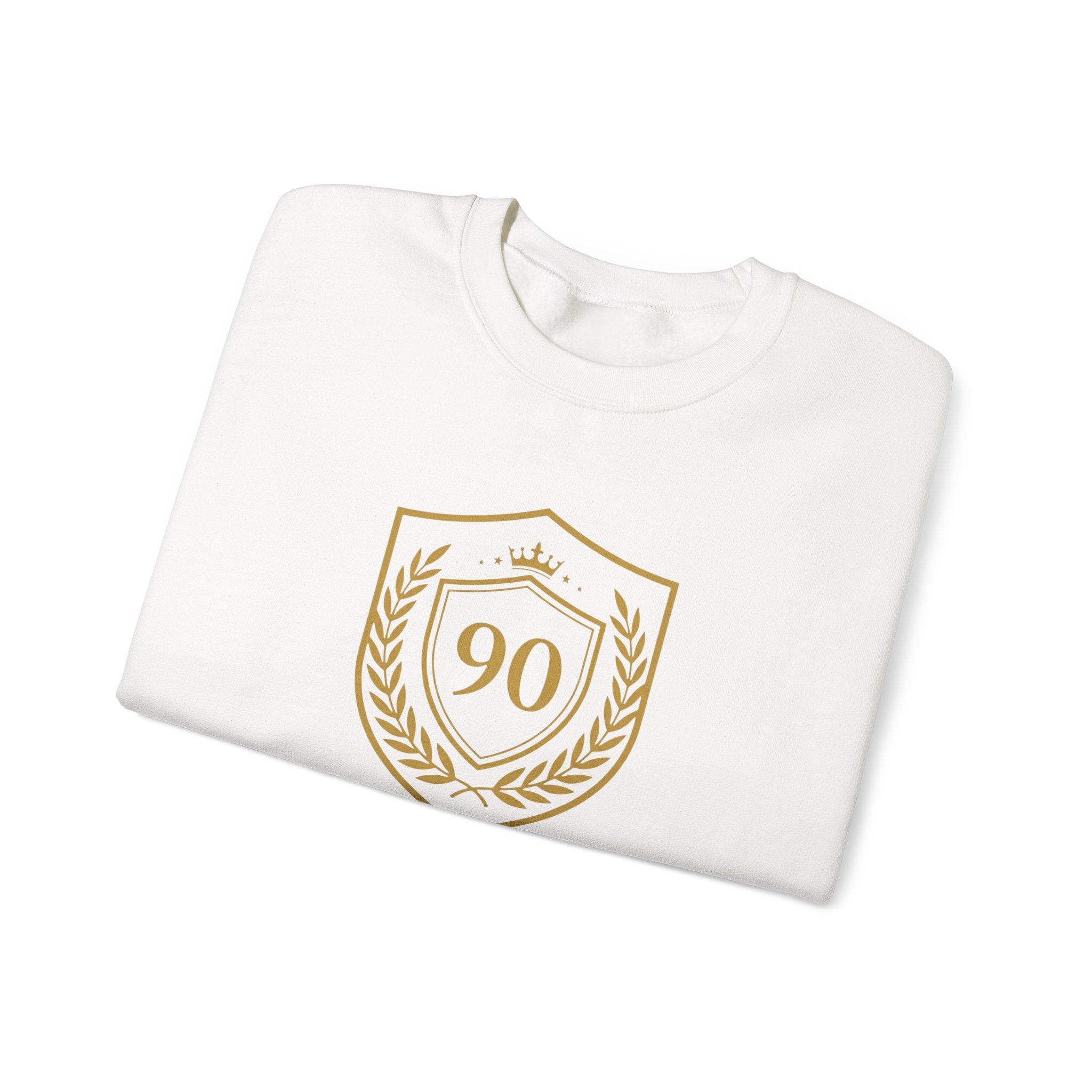 Ninety Minute — Gold Shield Crewneck Sweatshirt | Full Time Fans