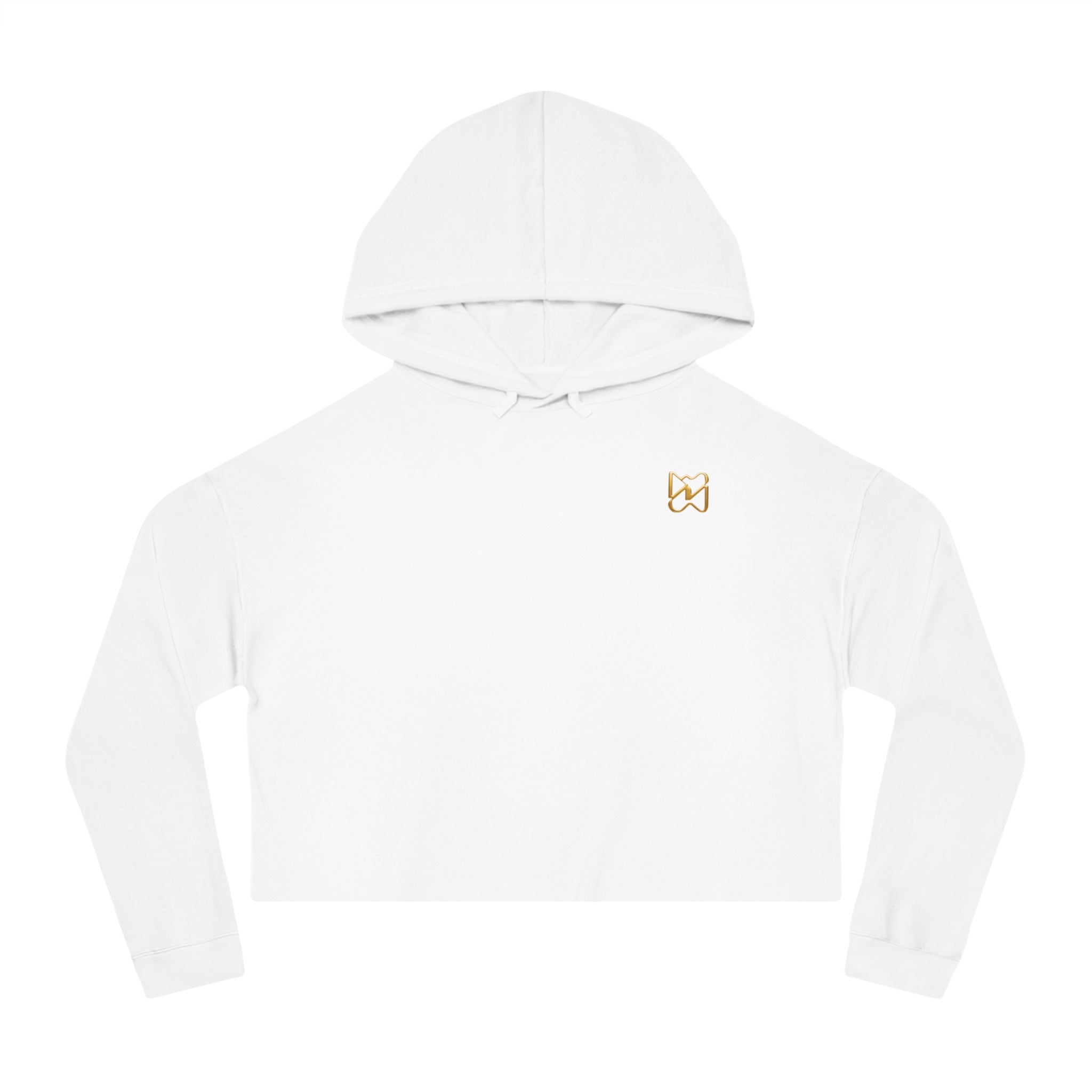 Ninety Minute Women’s Cropped Hooded Sweatshirt (Black/White)