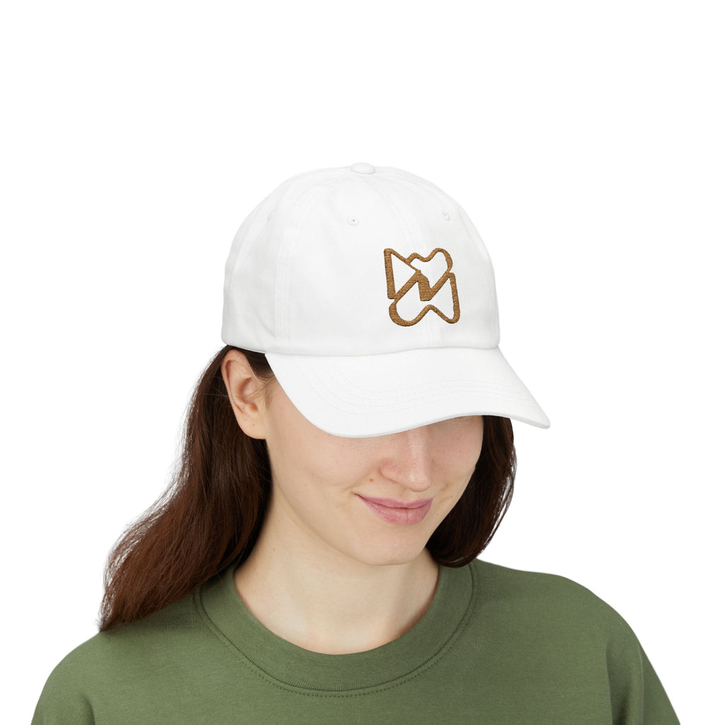 Ninety Minute Classic Dad Cap (Black/White)