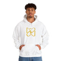 Ninety Minute Heavy Blend™ Pullover Hoodie – Men’s Emblem (Black/White)
