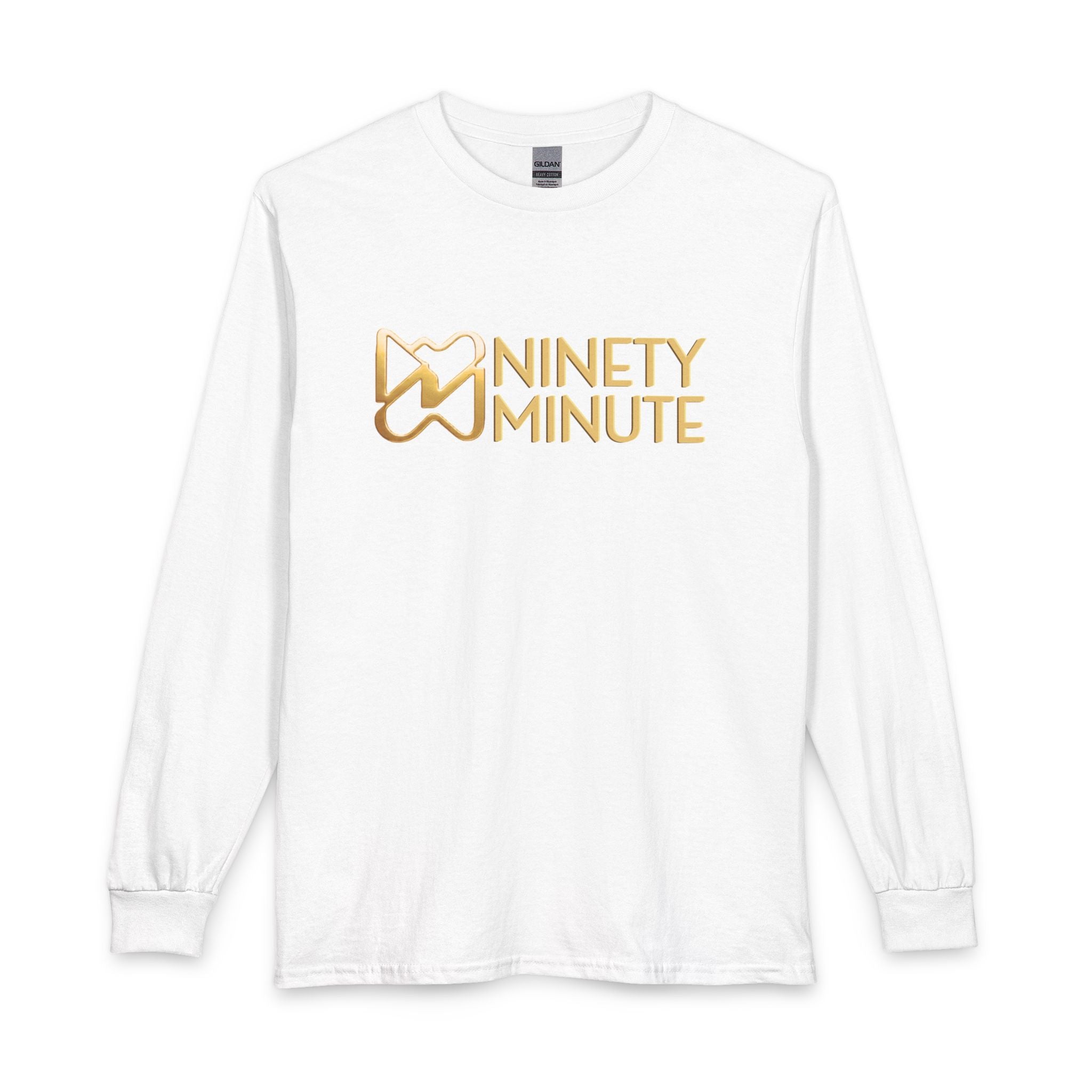 Ninety Minute Women’s Long Sleeve T-Shirt (Black/White)