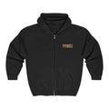 Ninety Minute Heavy Blend™ Full-Zip Hoodie – Women’s Small Wordmark (Black)