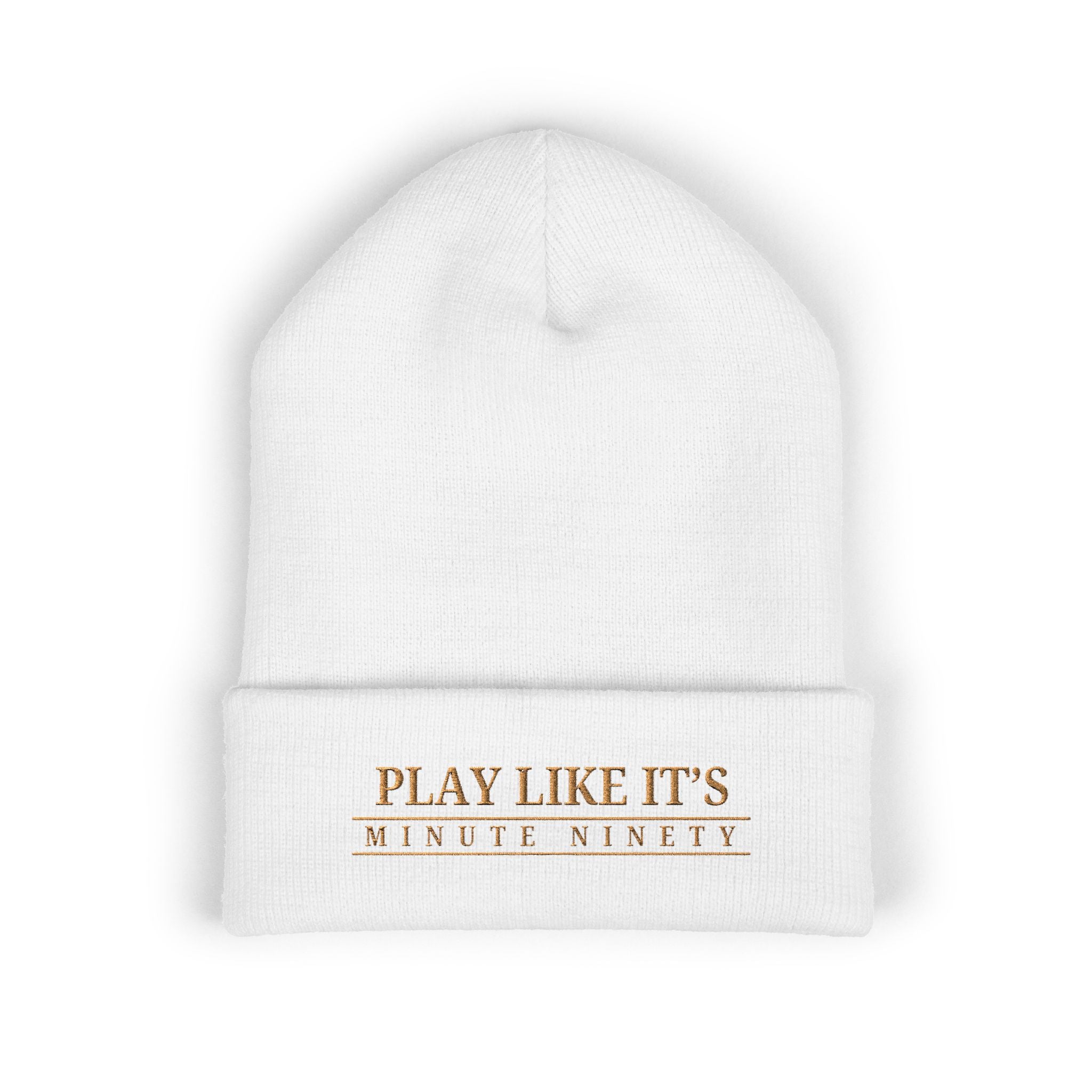 Play Like It’s Minute Ninety Classic Cuffed Beanie (Embroidery)