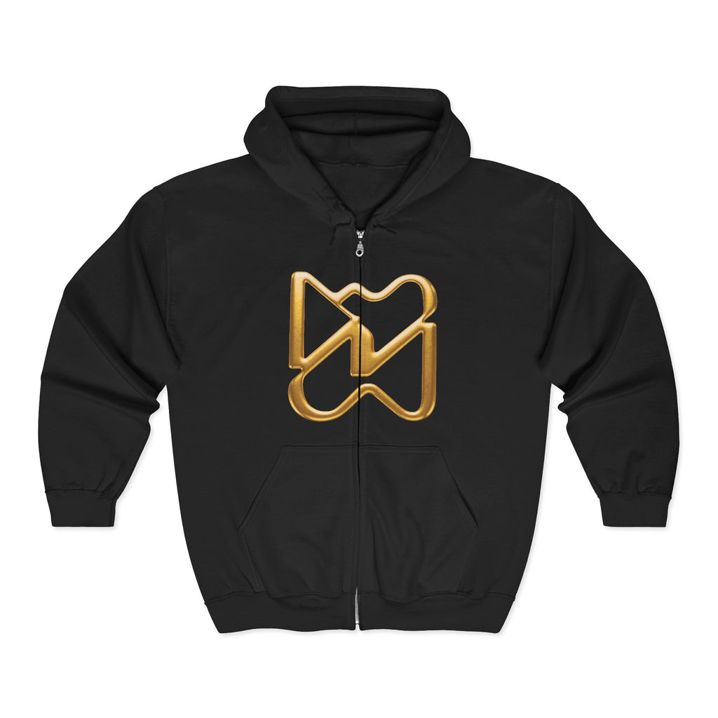 Ninety Minute Heavy Blend™ Full-Zip Hoodie – Men’s (Black)