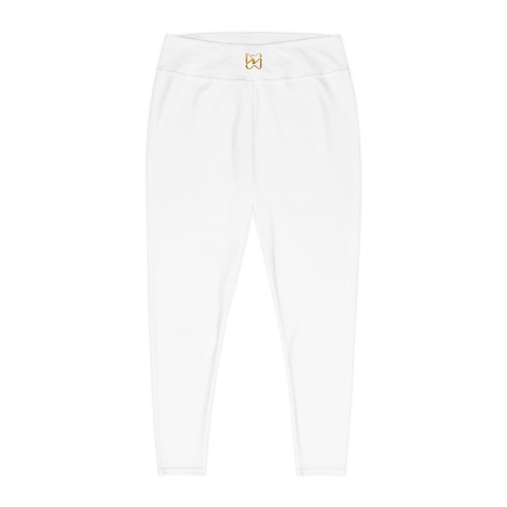 Ninety Minute Plus Size Leggings – High-Rise (White)