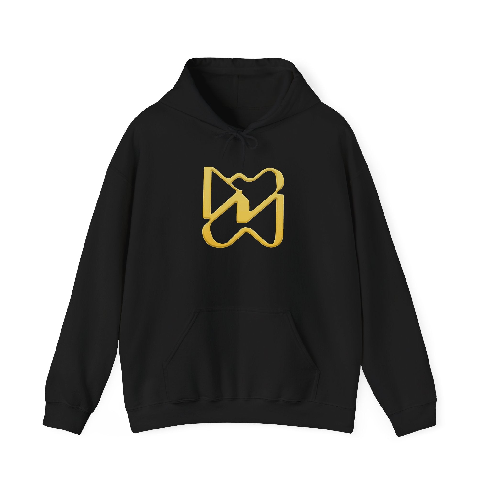 Ninety Minute Heavy Blend™ Pullover Hoodie – Women’s Emblem (Black/White)