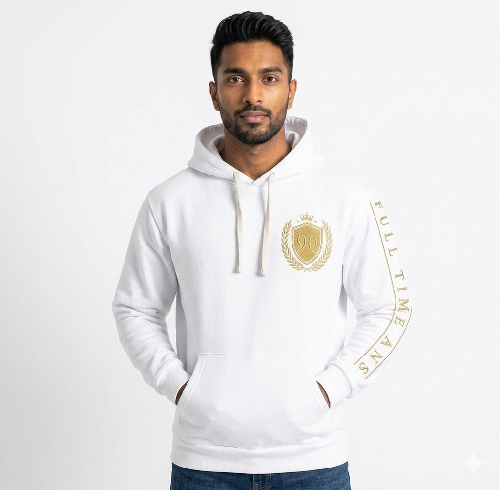 Ninety Minute — Full Time Fans Gold Crest Hoodie