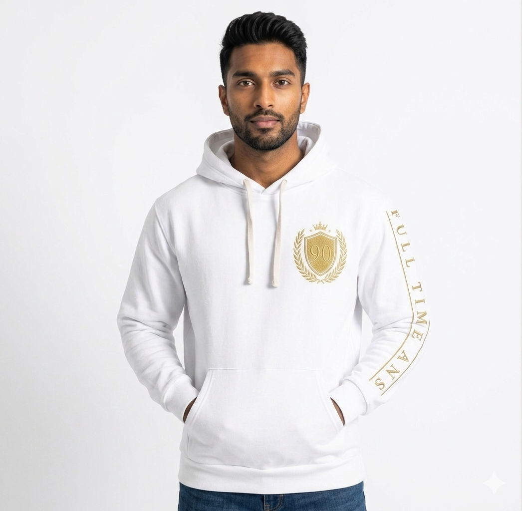 Ninety Minute — Full Time Fans Gold Crest Hoodie