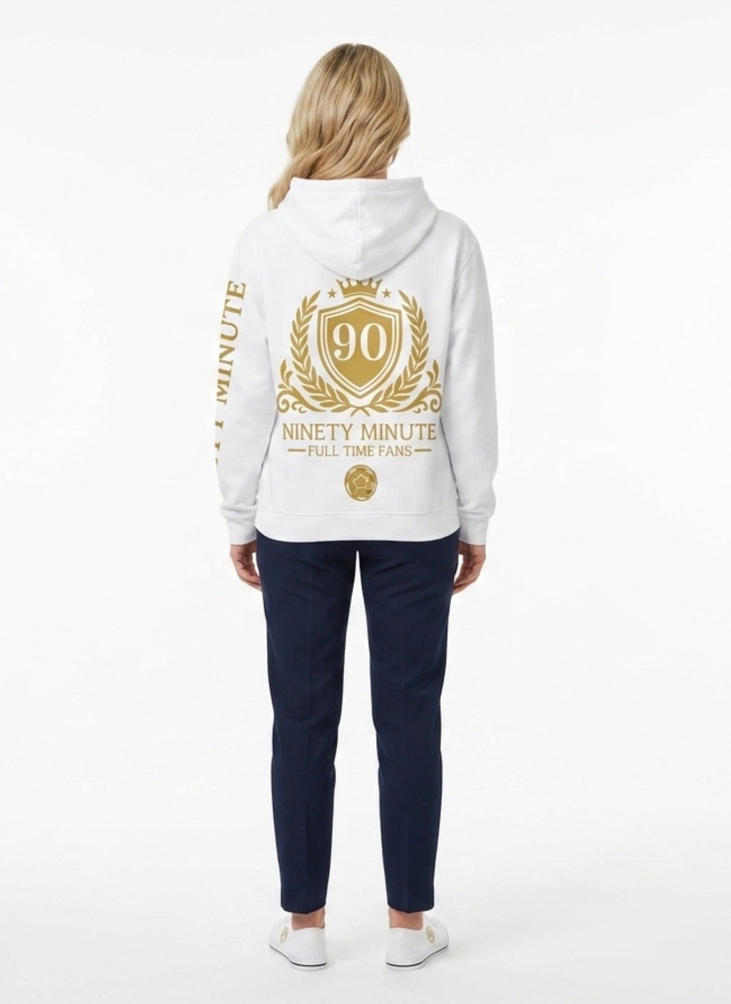Ninety Minute — Full Time Fans Gold Crest Hoodie