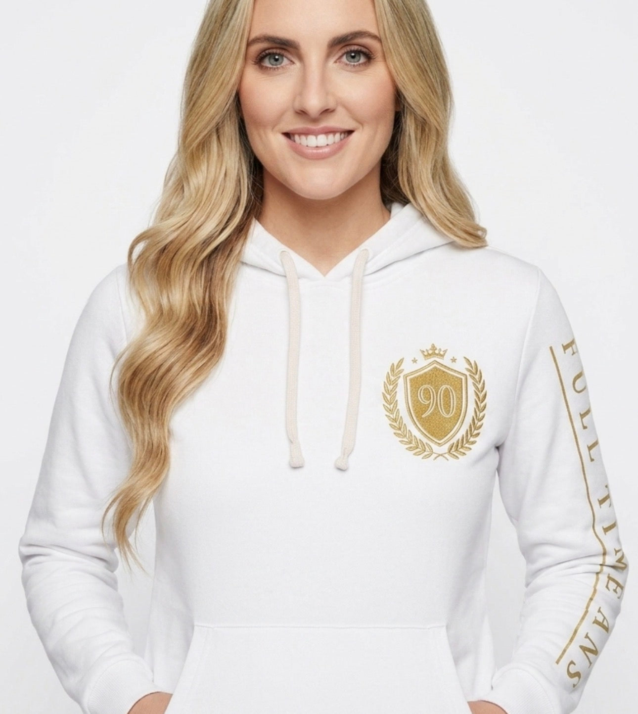 Ninety Minute — Full Time Fans Gold Crest Hoodie