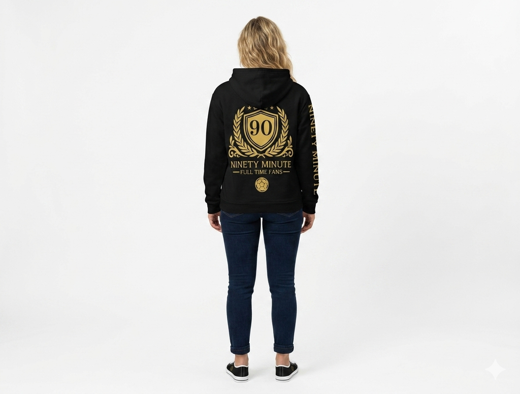 Ninety Minute — Full Time Fans Gold Crest Hoodie